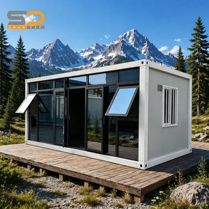 Maison pliante mobile extensible, conteneur habitable préfabriqué avec certificat CE, fourni par l'usine - Product Image 3