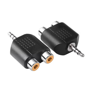 Adaptador de audio de 3.5mm macho a doble RCA hembra, convertidor de enchufe para salida de sonido estéreo, divisor de conector - Product Image 2
