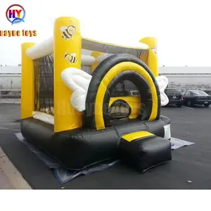 Cheap inflatable bumble bee bounce house/ bouncer jumper/ jumping castle inflatable moonwalk trampoline for sale