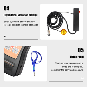 Victor 528S <span class=keywords><strong>Detector</strong></span> De Vazamento De Água Subterrânea Equipamento De Detecção De Água Profundidade De Medição 1 Metro Vazamento De Tubulação De Água - Product Image 6