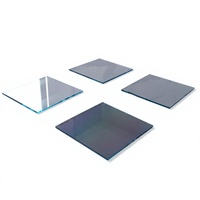 Panneau de verre conducteur enduit d'ITO de 1,1 mm, verre optique électronique, forme personnalisée, bord poli pour usage industriel