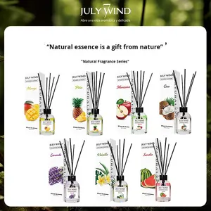 Set Diffusore a Bastoncini 100ml Vendita Calda Lussuoso Olio Essenziale Naturale Profumo Aromatico <span class=keywords><strong>per</strong></span> <span class=keywords><strong>Casa</strong></span> Camera da Letto Ufficio Deodorante <span class=keywords><strong>per</strong></span> Ambienti - Product Image 2