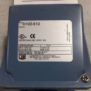 Interruptor de Control Inteligente Original United Best Seller H100-610 -100-0kpa de la Serie UEH100 (parte de United El - Product Image 1