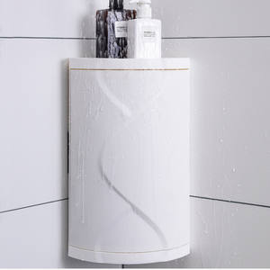 Portaspazzolino e Portasapone Girevole <span class=keywords><strong>per</strong></span> <span class=keywords><strong>Doccia</strong></span>, Mensola <span class=keywords><strong>Angolare</strong></span> in Plastica <span class=keywords><strong>per</strong></span> Cucina - Product Image 1