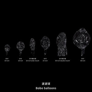 Hot Selling 10Inch Rekbare Transparante Doorzichtige Ronde Bobo Plastic Bubble Ballon Voor Feest Decor Rozenballon - Product Image 4