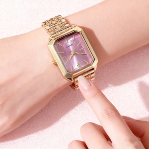 Nouvelle montre carrée à quartz pour étudiante, montre en alliage légère et luxueuse pour femme, bracelet en acier, montre simple et tendance pour étudiante - Product Image 5