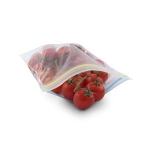 Bolsa pequeña de plástico transparente con cierre hermético, resellable, con doble cierre de cremallera. - Product Image 1
