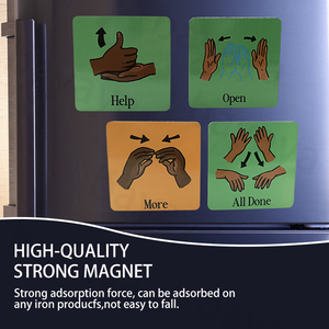 Custom Make <span class=keywords><strong>tema</strong></span>-specifici Multi-sensoriale gioco frigorifero apprendimento della parete carte Flash magnetiche per bambini educativi - Product Image 5