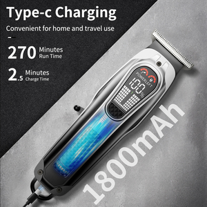 Cordless tagliacapelli <span class=keywords><strong>e</strong></span> <span class=keywords><strong>barba</strong></span> Trimmer da uomo Kit professionale da barbiere per il taglio dei <span class=keywords><strong>capelli</strong></span> <span class=keywords><strong>e</strong></span> lo Styling della <span class=keywords><strong>barba</strong></span> regalo Premium - Product Image 4