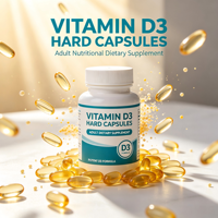 Complément Alimentaire Personnalisé en Gros : Capsules Dures de Vitamine D3 Naturelle 5g (OEM/ODM) pour le Soutien Immunitaire