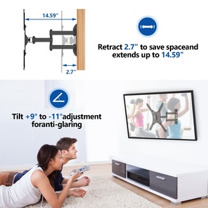 Supporto Telescopico Multifunzione in Ferro <span class=keywords><strong>per</strong></span> <span class=keywords><strong>TV</strong></span> e Monitor LCD HB081, <span class=keywords><strong>Staffa</strong></span> Girevole Universale da <span class=keywords><strong>Parete</strong></span> - Product Image 5