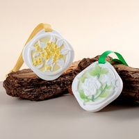 Pendentif parfumé de luxe pour voiture, en pierre de gypse longue durée, diffuseur d'aromathérapie, décoration intérieure automobile, désodorisant pour voiture