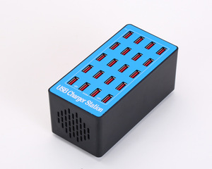 Stazione di <span class=keywords><strong>ricarica</strong></span> USB 20 porte 100W stazione di <span class=keywords><strong>ricarica</strong></span> USB multipla caricatore USB Multi porte per Tablet Iphone13 12 XS SamsungXiaomi - Product Image 3