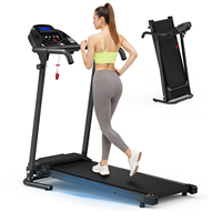 Cinta de correr plegable silenciosa para el hogar, cinta de correr para caminar, máquina eléctrica pequeña para el hogar, cinta de correr plegable con inclinación para el hogar