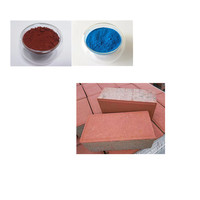 Poudre de couleur synthétique fe2o3 oxyde de fer bleu/vert/brun (cas no:1309-37-1)