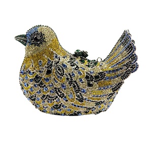Women Bird Shaped Crystal Clutch Bag Unique Rhinestone Party Handbag Luxury <b>Purse</b> for Feast Formal Dinner Fete - Product Image 2