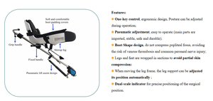 Lithotomy <span class=keywords><strong>ขา</strong></span>นรีเวช yellowfin stirrups <span class=keywords><strong>ขา</strong></span>นิวเมติก - Product Image 2