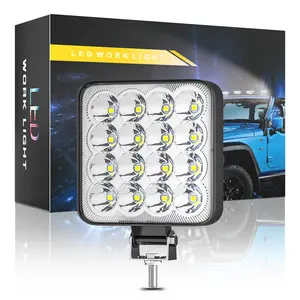 DXZ OEM 3 pouces carré 48watt led projecteur lampe de travail moto 4x4 hors camions Atv 4WD véhicule LED phare de conduite feux antibrouillard