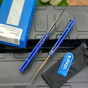 มีดพับ Outdoor Everyday BUGOUT 535 ใบมีดสแตนเลส ด้ามอลูมิเนียม ขนาด 8.5 นิ้ว ปลายมีดแบบ Drop Point สำหรับตั้งแคมป์ - Product Image 4