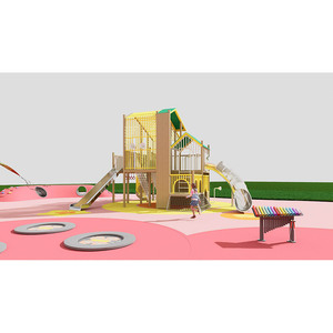 Équipement personnalisé de terrain de jeu pour enfants pour parcs d'attractions Planification <span class=keywords><strong>multi</strong></span>-<span class=keywords><strong>jeux</strong></span> pour parcs extérieurs pour enfants OEM - Product Image 6