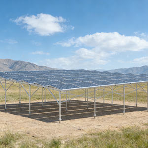 Diseño de Granja Solar Comercial GL, Energía Solar para la Agricultura, Sistema de Energía Solar, Sistema de Montaje Solar, Carga de Viento Alta 60m/s, Nieve - Product Image 4