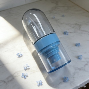 Wholesale PETG Round Clear Bottle with Cap New Style Inverted Plastic <b>Container</b> for Skincare Cosmetics Fine Mist Spray - Product Image 5