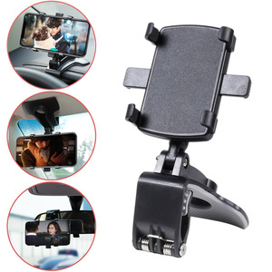 Car Phone Holder Dashboard Clip On 360 Degree Rotation Universal For Navigation Use - Product Image 2