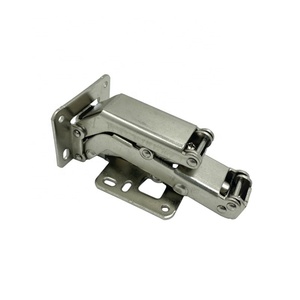 Bisagras de gabinete de alta resistencia sin marco de 170 grados con cierre suave y amortiguador oculto Lazy Susan para gabinetes de esquina de cocina y sala de estar - Product Image 1