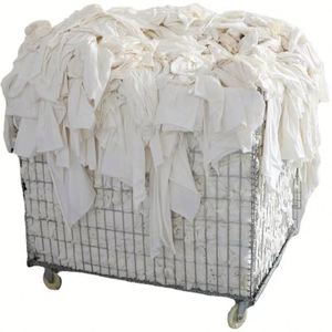 Direct Sell Industrial and Workshop Use <strong>White</strong> Color 100% Cotton Recycling <strong>Used</strong> t <strong>Shirt</strong> Clothing Rag Top <strong>Shirt</strong> - Product Image 1