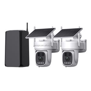 Kit de caméra solaire 3MP Home Hub Combo PTZ 2CH, système de caméra solaire WIFI, kit de caméra IP <span class=keywords><strong>sans</strong></span> <span class=keywords><strong>fil</strong></span>, système de sécurité CCTV réseau - Product Image 1