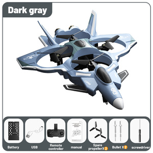 Velivoli <span class=keywords><strong>telecomandati</strong></span>, caccia missilistico sensibile alla gravità, acrobazia 360 rotante senza giocattolo per fotografia aerea - Product Image 6