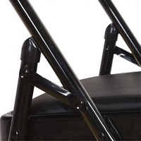 Chaise de bureau pliable en cuir PU pour salle de réunion, chambre, appartement, hôtel et villa – Vente en gros