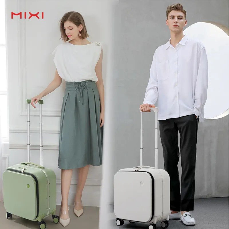 2024 Venda imperdível produto MIXI Maletas grandes malas de viagem carrinho de alumínio mala de viagem ao ar livre com rodas silenciosas