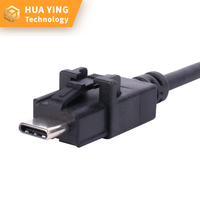 Kabel Seri Tipe C dengan kepala lurus yang dapat disesuaikan, cocok untuk Mobil, Robot, Drone, dan Traktor Pertanian