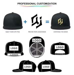 Gorra Deportiva de 5/6 Paneles de Alta Calidad al por Mayor, Diseño Personalizado, Logotipo Bordado en 3D, Gorra Hip Hop, Gorra Snapback para Hombre - Product Image 2
