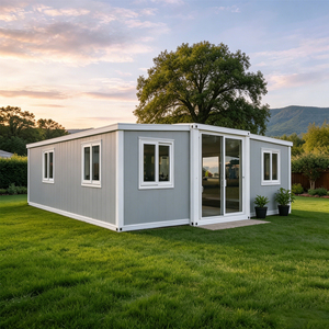 Casa Contenedor Expandible de 37 m² a Precio Económico, Casa Plegable Prefabricada para Camping y Resort - Product Image 1