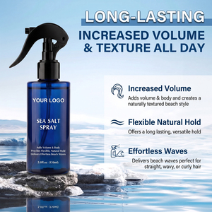 <span class=keywords><strong>Spray</strong></span> capillaire texturisant et volumisant au sel marin bio pour hommes, marque privée, pour des ondulations fortes, hydratation intense et brillance naturelle - Product Image 2