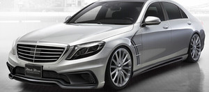 Nuovo Kit Carrozzeria <span class=keywords><strong>Mercedes</strong></span> Classe <span class=keywords><strong>S</strong></span> W222 Aggiornato Stile WD con Spoiler Anteriore/Posteriore e Minigonne Laterali - Product Image 6