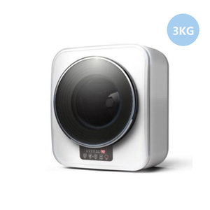 Machine à laver compacte portable blanche de 3 kg, mini-sécheuse alimentée par batterie pour usage domestique, pour dortoirs, appartements - Product Image 2