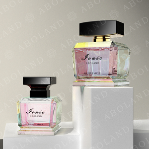 Botella de Perfume de Vidrio de Lujo de 50ml 100ml con Atomizador, Fondo Grueso, Vacía, Personalizable con Tapas y Logotipo, Empaque Premium - Product Image 2