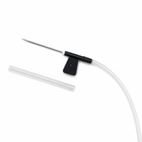 Aguja de infusión médica Sol-KL con codificación por colores, aguja intravenosa con ala y cierre Luer, aguja intravenosa desechable