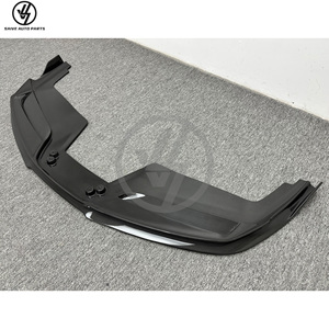 Diffuseur avant en fibre de carbone sèche style Vorstein pour Ferrari 488 GTB Spider 2015-2018, lèvre avant en tissage uni, pièces de carrosserie - Product Image 5
