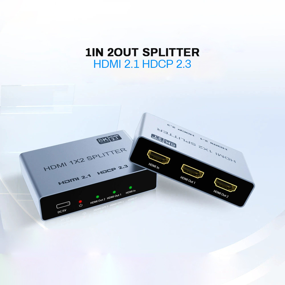 8K 1x2 Splitter