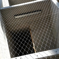 Filet de protection en câble métallique en acier inoxydable 316, filet de sécurité pour passerelles de couloirs, filet de protection contre les chutes pour balcons de centres commerciaux