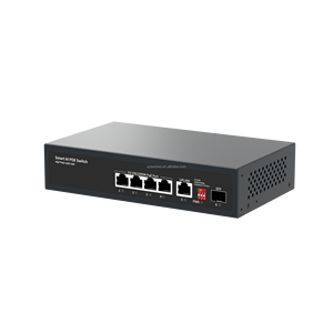 Hot Sale Built-in Power Supply Unmanaged 5 10/100/1000M Network Ports + 1 1000M SFP Optical Port AI <b>POE</b> <b>Switch</b> - Product Image 2