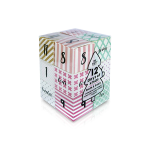 Personnalisé vide 12 jours femmes bain et <span class=keywords><strong>corps</strong></span> rempli <span class=keywords><strong>calendrier</strong></span> <span class=keywords><strong>de</strong></span> <span class=keywords><strong>l</strong></span>'<span class=keywords><strong>avent</strong></span> boîte cadeau boîte - Product Image 3