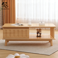 Fabricant chinois, prix bas, table basse sur mesure, petit MOQ, dropshipping, design le plus récent, meubles de salon, table à thé en bois.