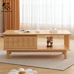 china manufacturer cheap price customized coffee <b>table</b> <b>small</b> moq dropshipping newest design living room furniture wood tea <b>table</b> - Product Image 2