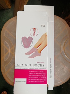 Cire transparente hydratante pied Maskfoot Silicone chaussettes pour femmes Gel chaussettes et gants humidité Spa chaussettes - Product Image 6