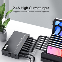 Sipolar A-173 7 Ports Hub Usb Charge Rapide Hub Usb pour Accessoires de Téléphone Hub Usb 3.0